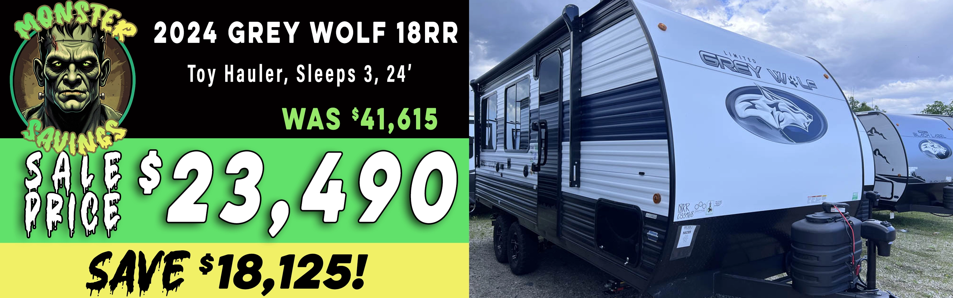 Grey Wolf 18RR Toy Hauler